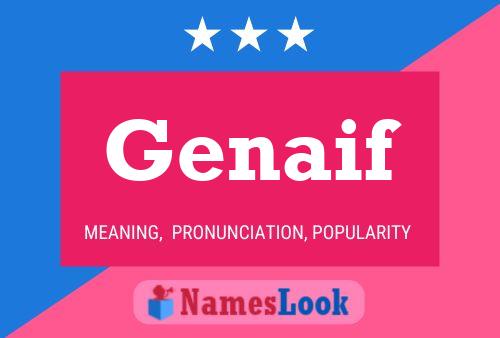 ملصق اسم Genaif