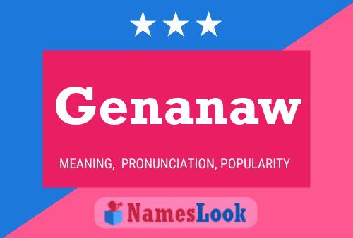 ملصق اسم Genanaw