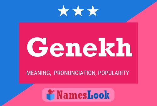 ملصق اسم Genekh