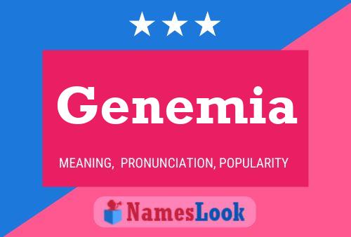 ملصق اسم Genemia