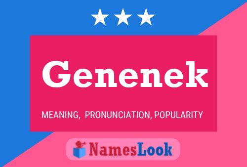 ملصق اسم Genenek