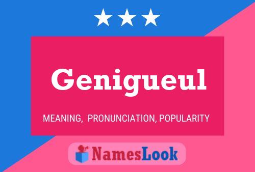 ملصق اسم Genigueul