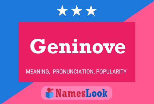 ملصق اسم Geninove