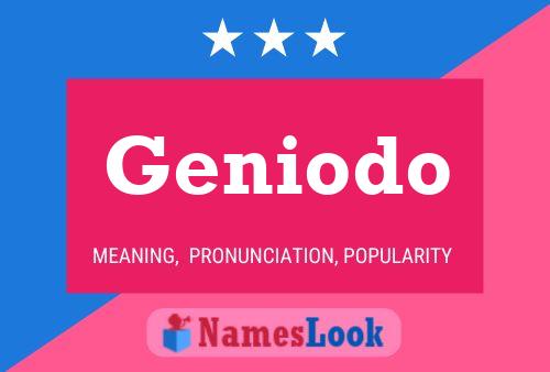 ملصق اسم Geniodo