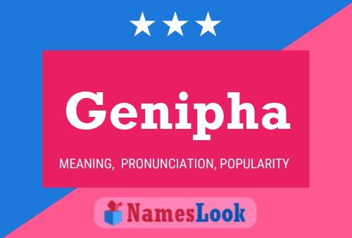 ملصق اسم Genipha