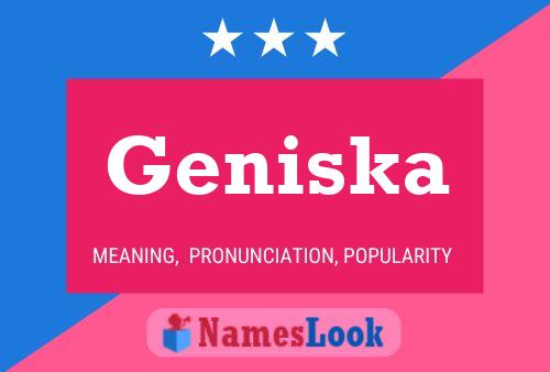 ملصق اسم Geniska