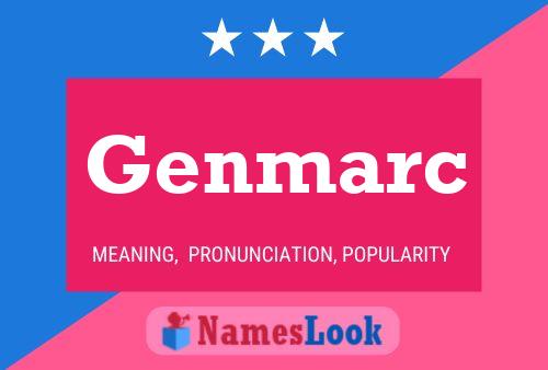 ملصق اسم Genmarc