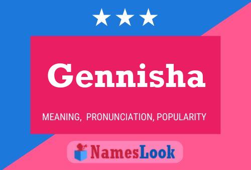 ملصق اسم Gennisha