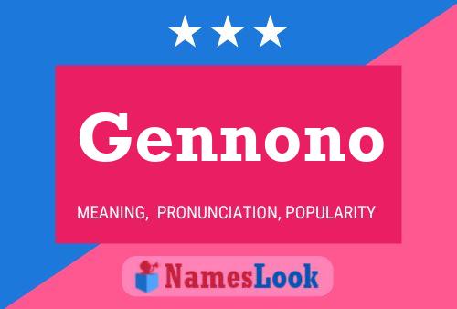 ملصق اسم Gennono