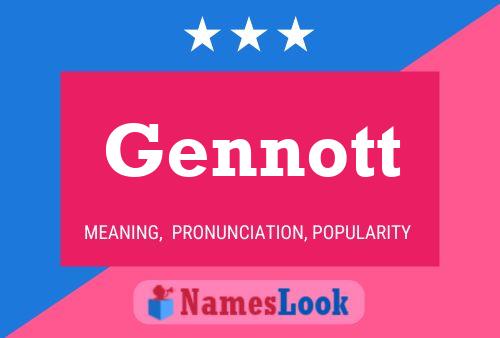 ملصق اسم Gennott