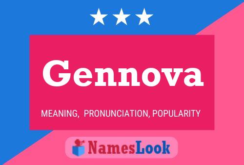 ملصق اسم Gennova