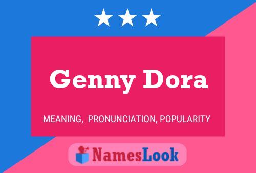 ملصق اسم Genny Dora