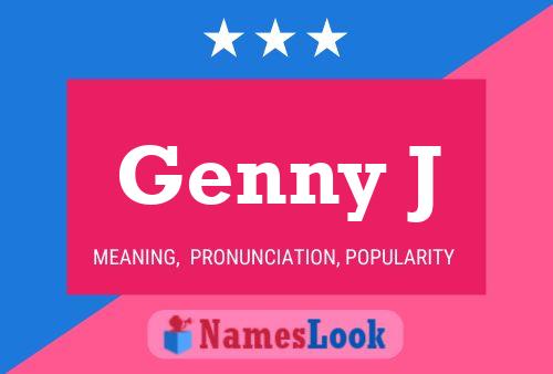 ملصق اسم Genny J