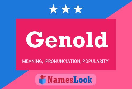 ملصق اسم Genold