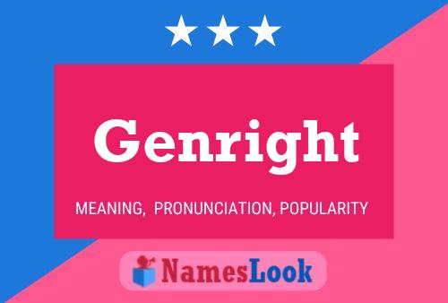 ملصق اسم Genright