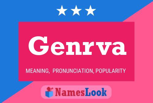 ملصق اسم Genrva