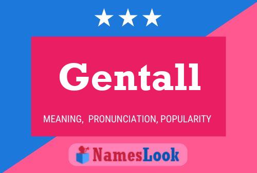 ملصق اسم Gentall