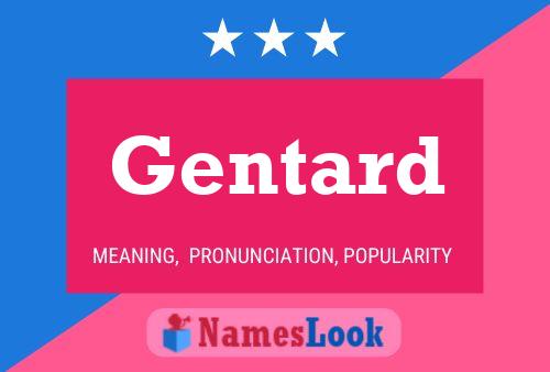 ملصق اسم Gentard