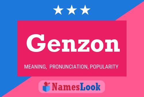 ملصق اسم Genzon