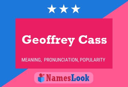 ملصق اسم Geoffrey Cass