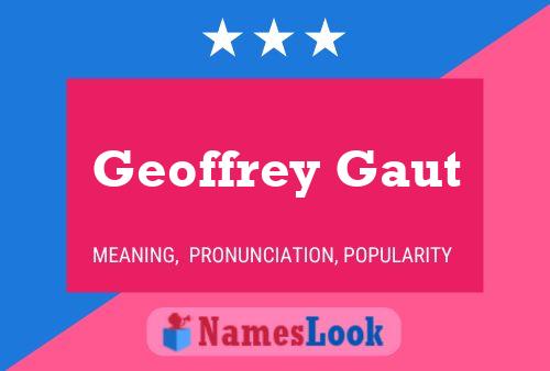 ملصق اسم Geoffrey Gaut