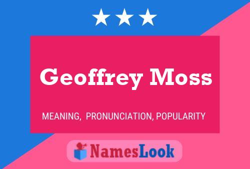 ملصق اسم Geoffrey Moss