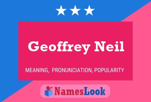 ملصق اسم Geoffrey Neil