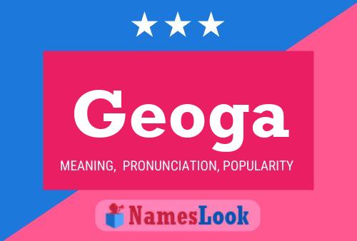 ملصق اسم Geoga