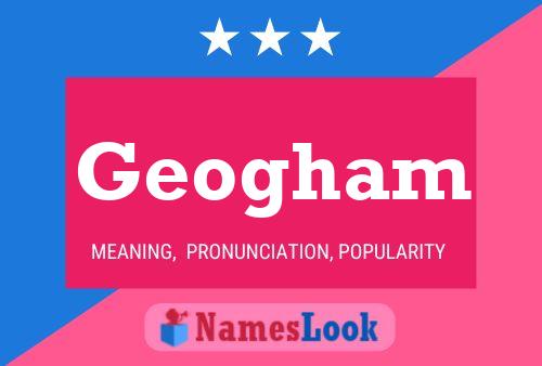 ملصق اسم Geogham