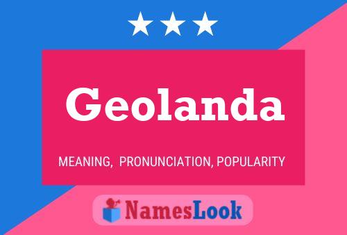 ملصق اسم Geolanda