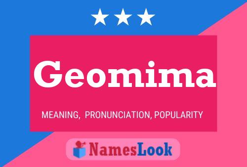 ملصق اسم Geomima