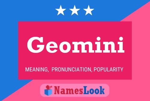 ملصق اسم Geomini