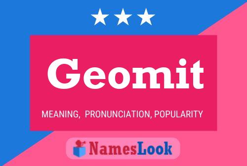 ملصق اسم Geomit