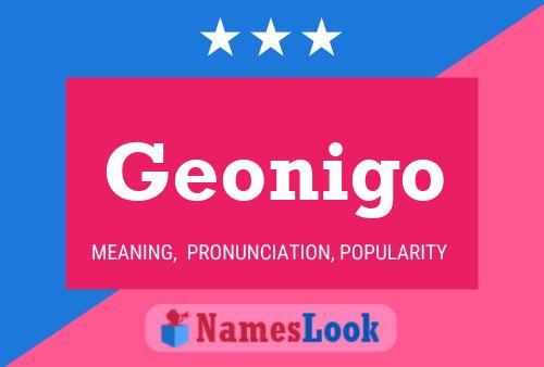 ملصق اسم Geonigo