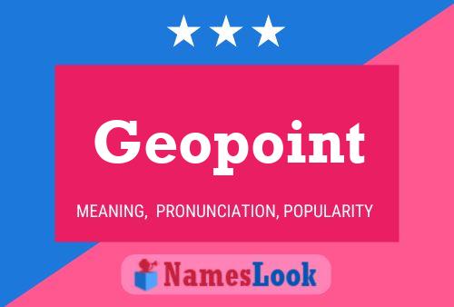 ملصق اسم Geopoint