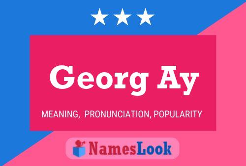 ملصق اسم Georg Ay