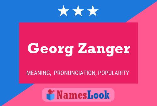 ملصق اسم Georg Zanger