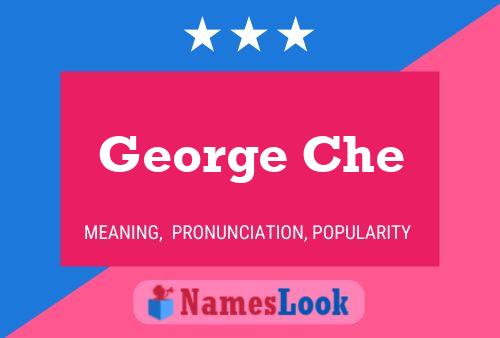 ملصق اسم George Che