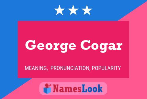 ملصق اسم George Cogar