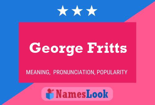 ملصق اسم George Fritts