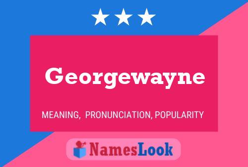 ملصق اسم Georgewayne