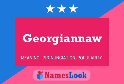 ملصق اسم Georgiannaw