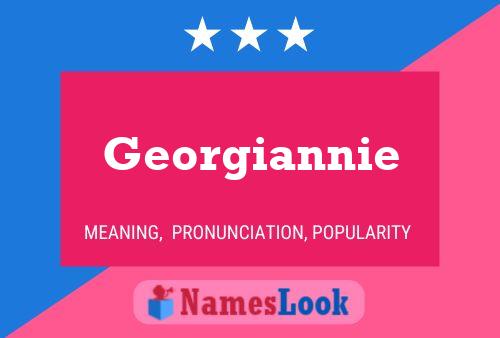 ملصق اسم Georgiannie