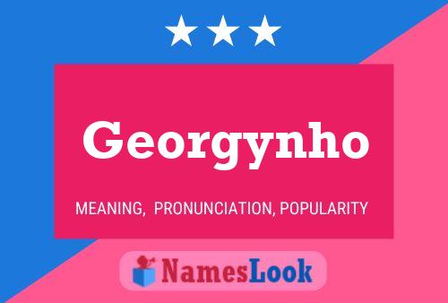 ملصق اسم Georgynho