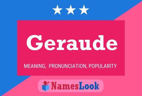 ملصق اسم Geraude