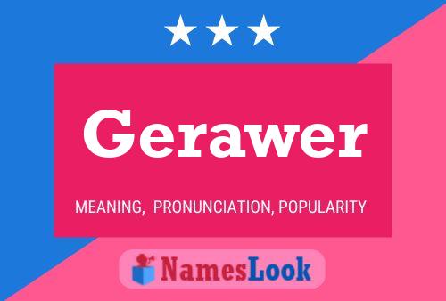 ملصق اسم Gerawer