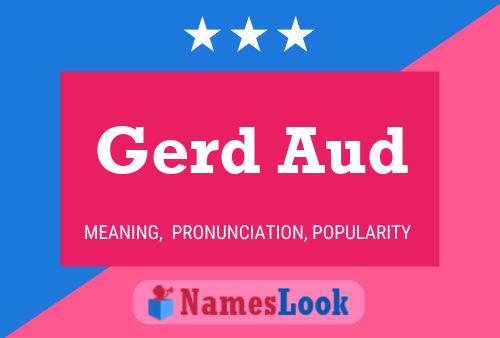 ملصق اسم Gerd Aud