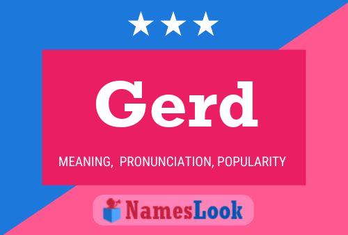 ملصق اسم Gerd