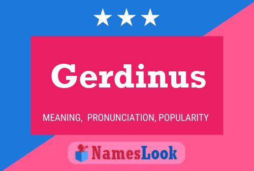 ملصق اسم Gerdinus