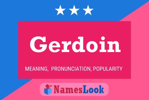 ملصق اسم Gerdoin